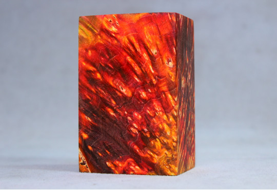 Stabilized Maple Burl Wood Mod Block